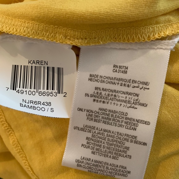 BCBGMaxAzria V-Neck Ruched Sleeveless Dress Size Small - Picture 8 of 8